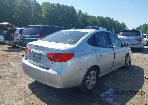 2010 Hyundai Elantra Blue/Gls/Se from USA, damaged, VIN KMHDU4AD4AU898560